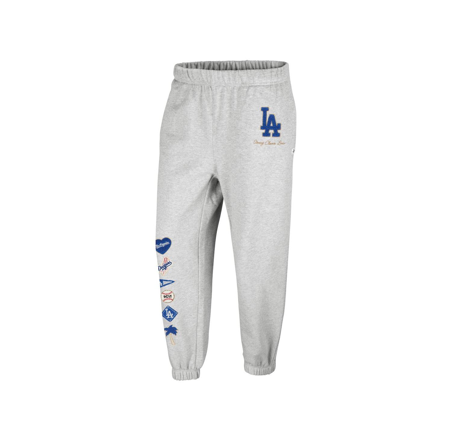 Women's x Heather Gray Los Angeles Dodgers Venice Jogger Pants