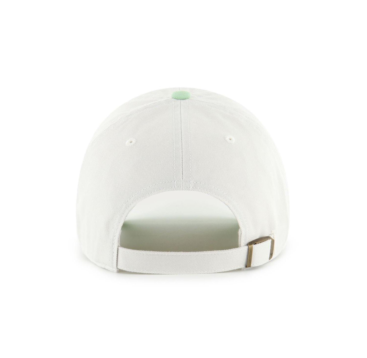 Women's White/Green Boston Red Sox Gelato Two-Tone Clean Up Adjustable Hat