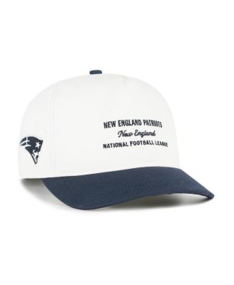Men's White New England Patriots Contemporary Two-Tone Hitch Adjustable Hat