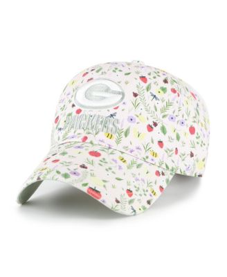 Big Girls Light Pink Green Bay Packers Posey Clean Up Adjustable Hat