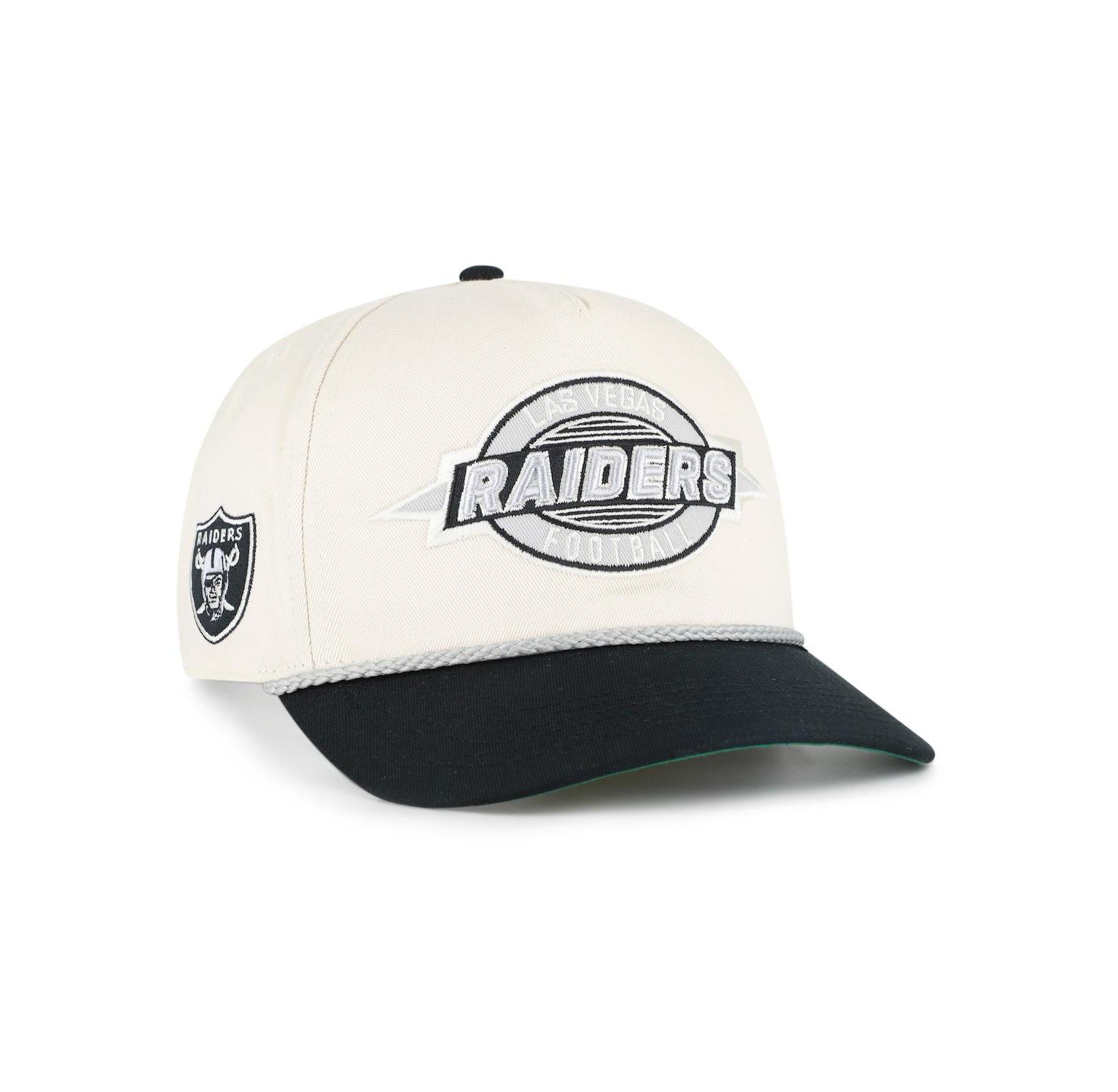 Men's Natural Las Vegas Raiders Frame Out Two Tone Hitch Adjustable Hat