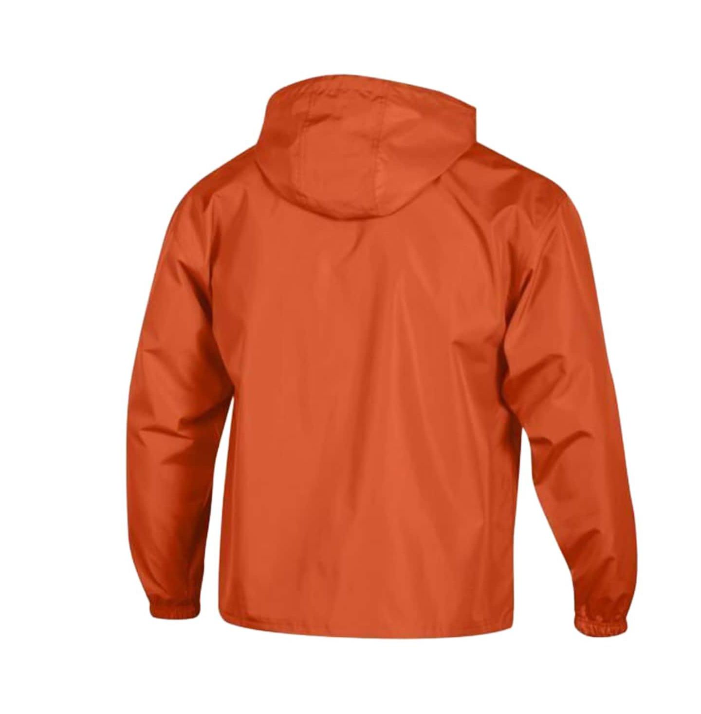 Мужская куртка Champion Orange Cleveland Browns Packable Hooded Windbreaker Half-Zip — фото 3