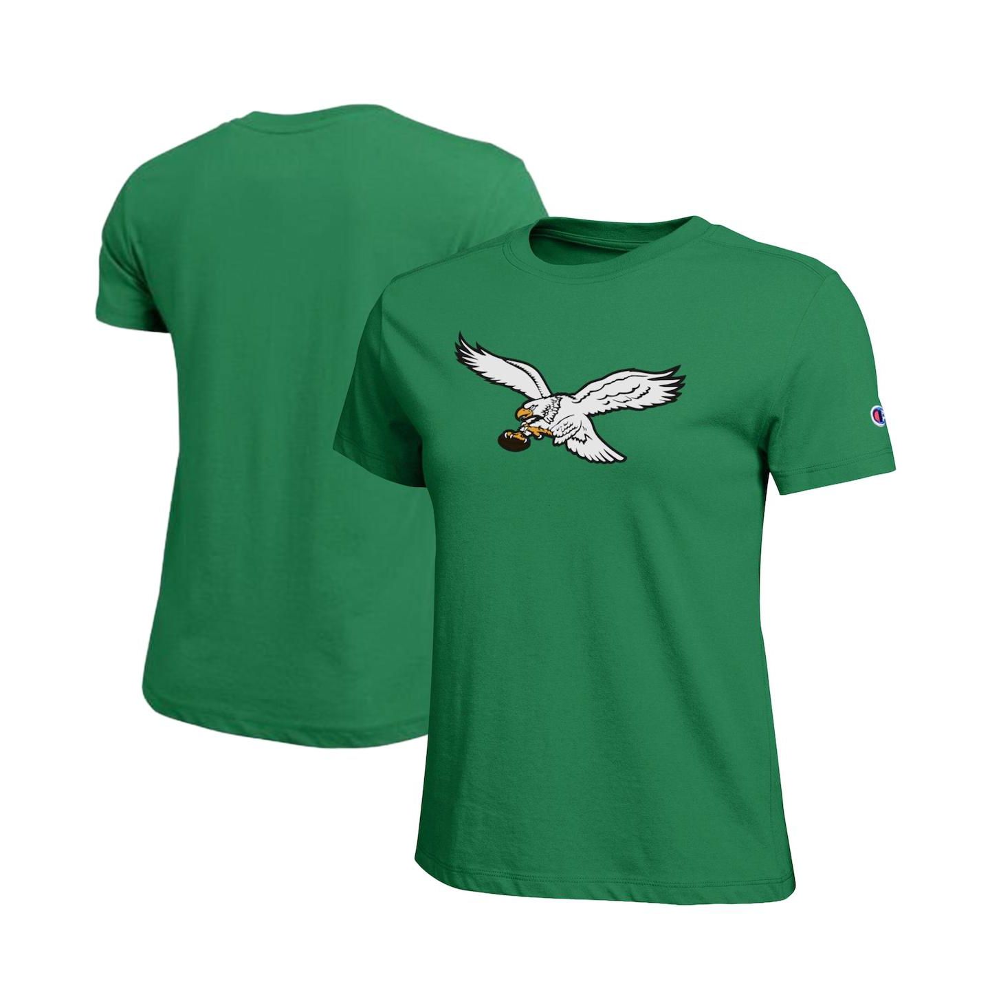 Женская футболка Champion Kelly Green Philadelphia Eagles Logo — фото 1