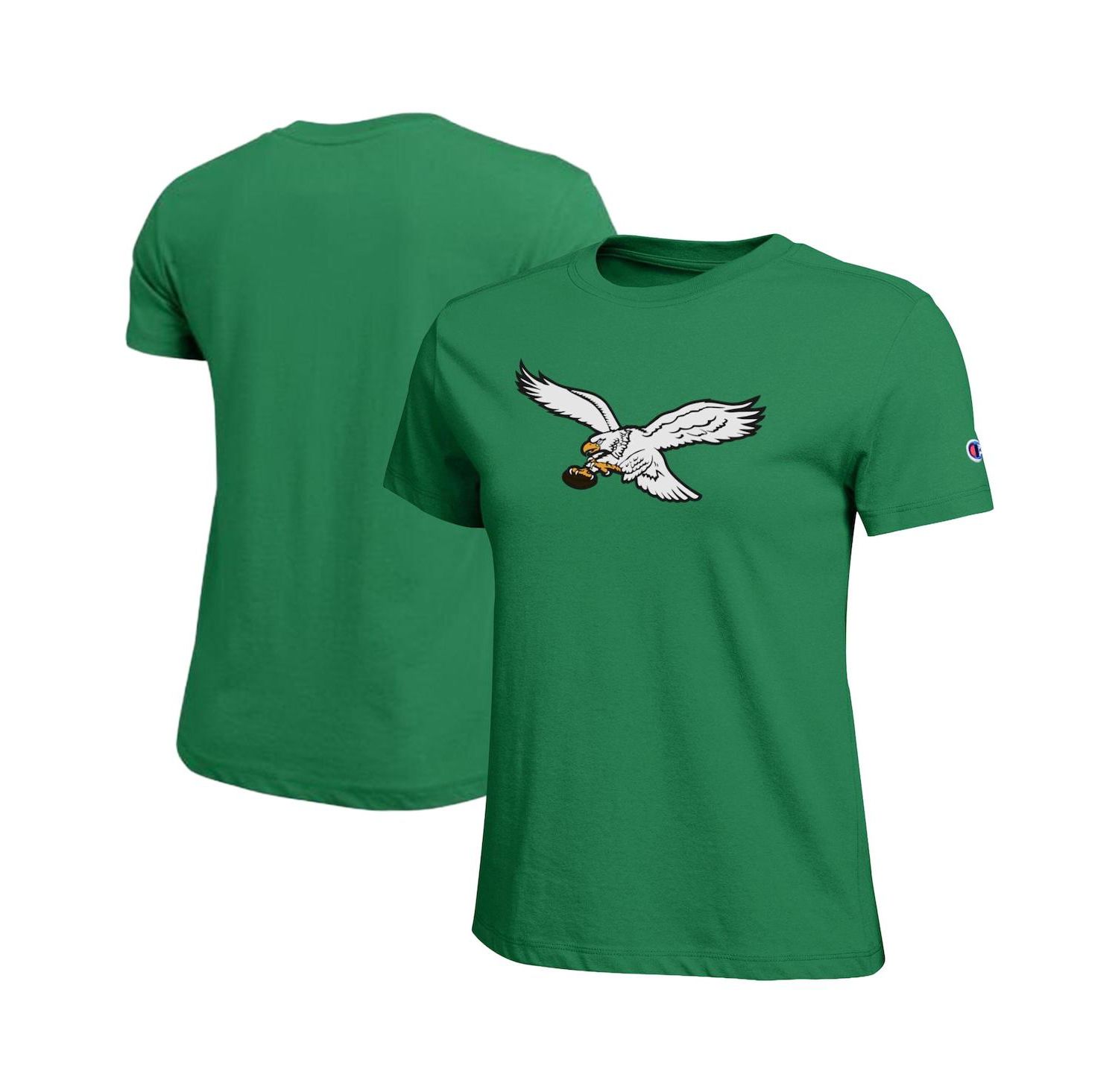 Women's Kelly Green Philadelphia Eagles Logo T-Shirt