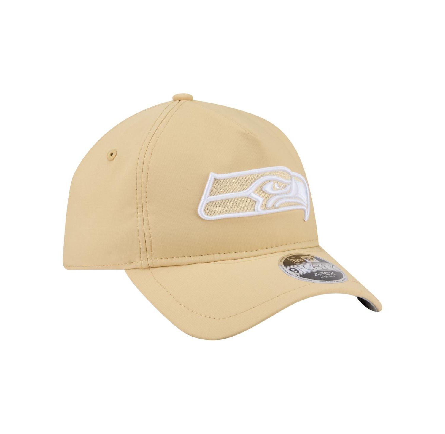 Men's Tan Seattle Seahawks Apex 9FORTY Adjustable Hat