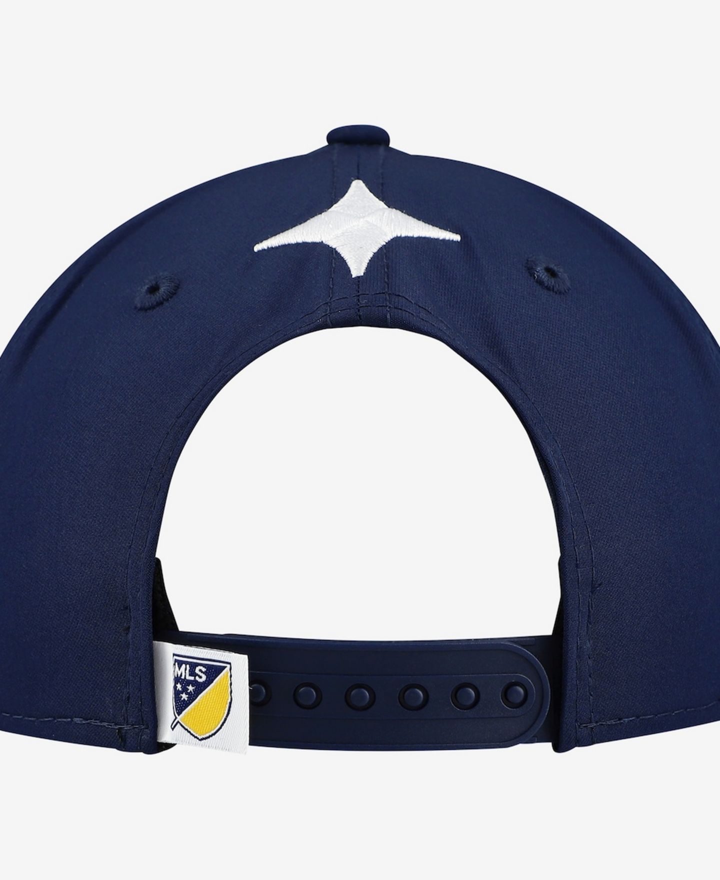 Детские головные уборы New Era Navy LA Galaxy Jersey Hook 9SEVENTY Adjustable Hat — фото 2