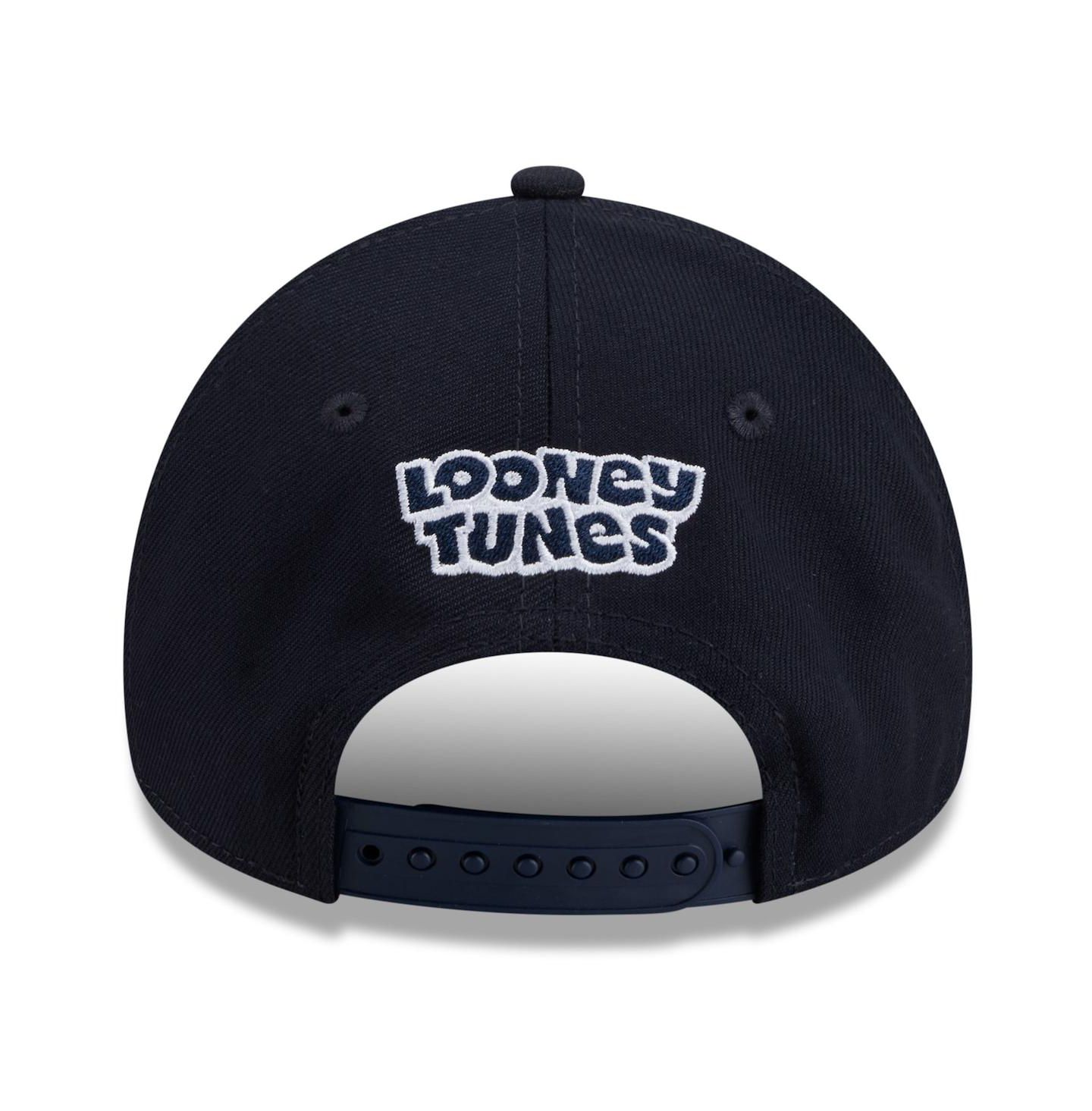 Детская кепка New Era Navy Atlanta Braves Looney Tunes A-Frame 9FORTY Adjustable Hat — фото 2