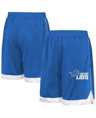 Big Boys and Girls Blue Detroit Lions All Star Mesh Shorts
