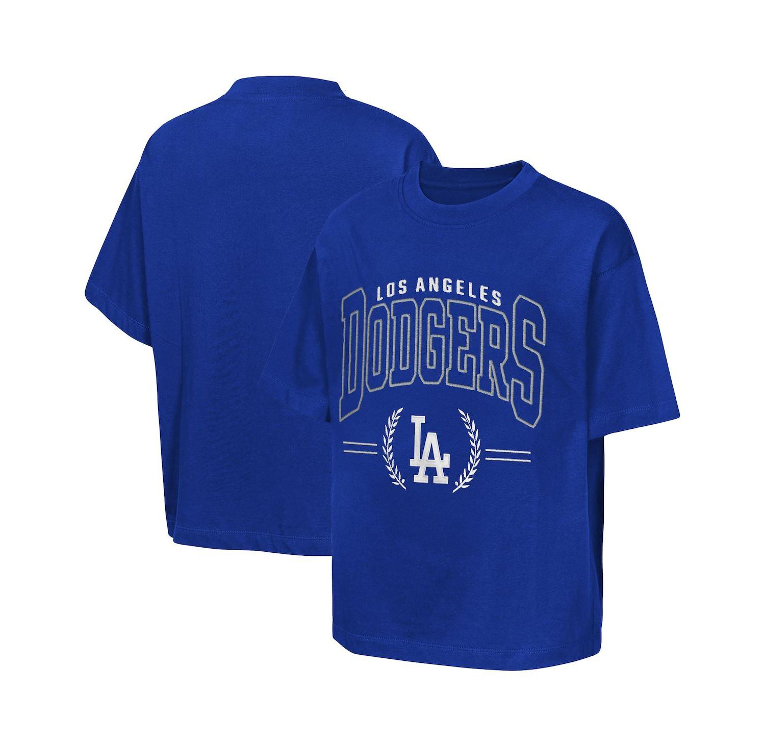 Big Boys and Girls Royal Los Angeles Dodgers Premium World Class T-Shirt