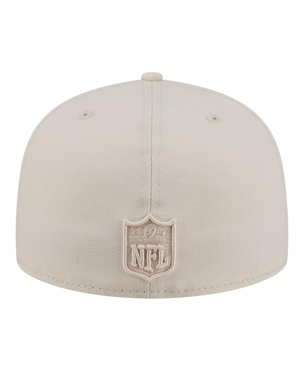 New Era Men's Cream Pittsburgh Steelers Color Pack 59FIFTY Fitted Hat