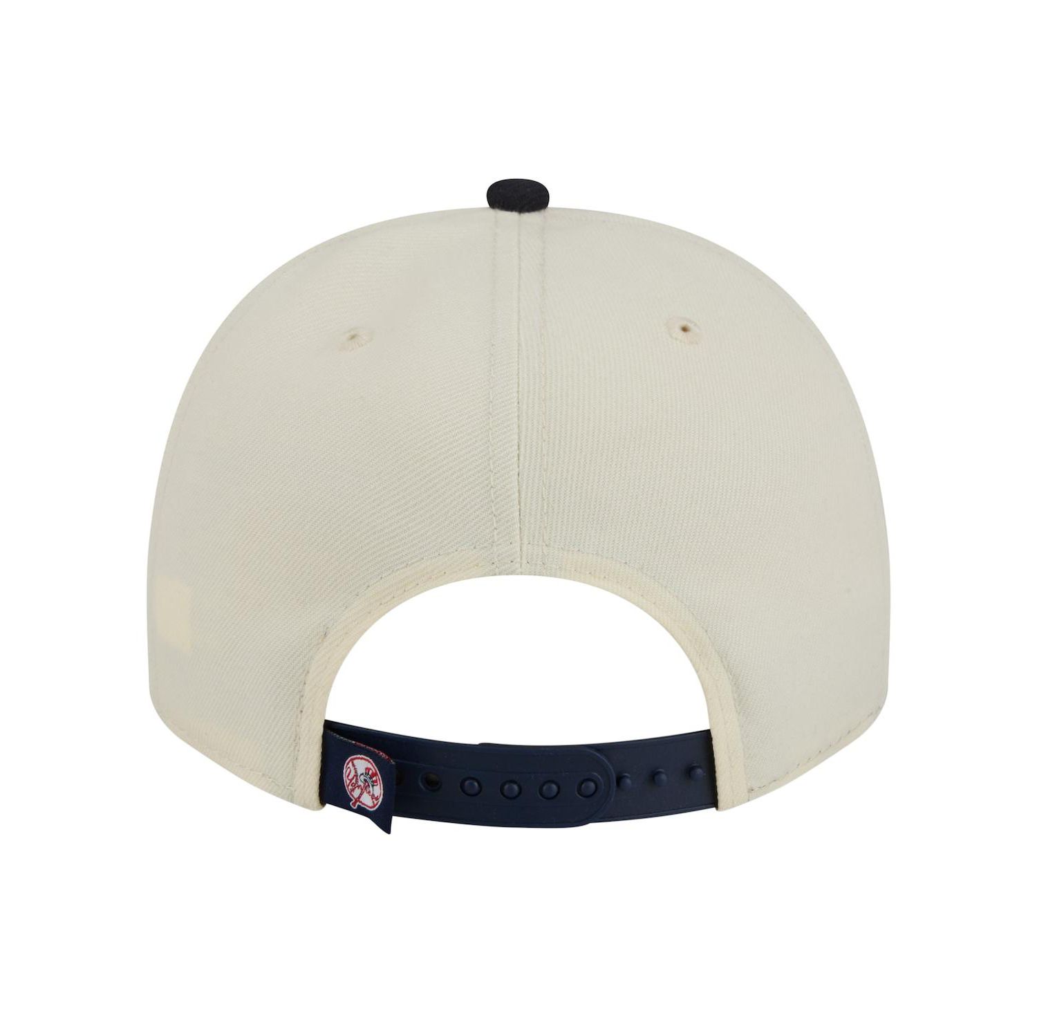 Men's Cream/Navy New York Yankees Classic A-Frame 9FIFTY Snapback Hat