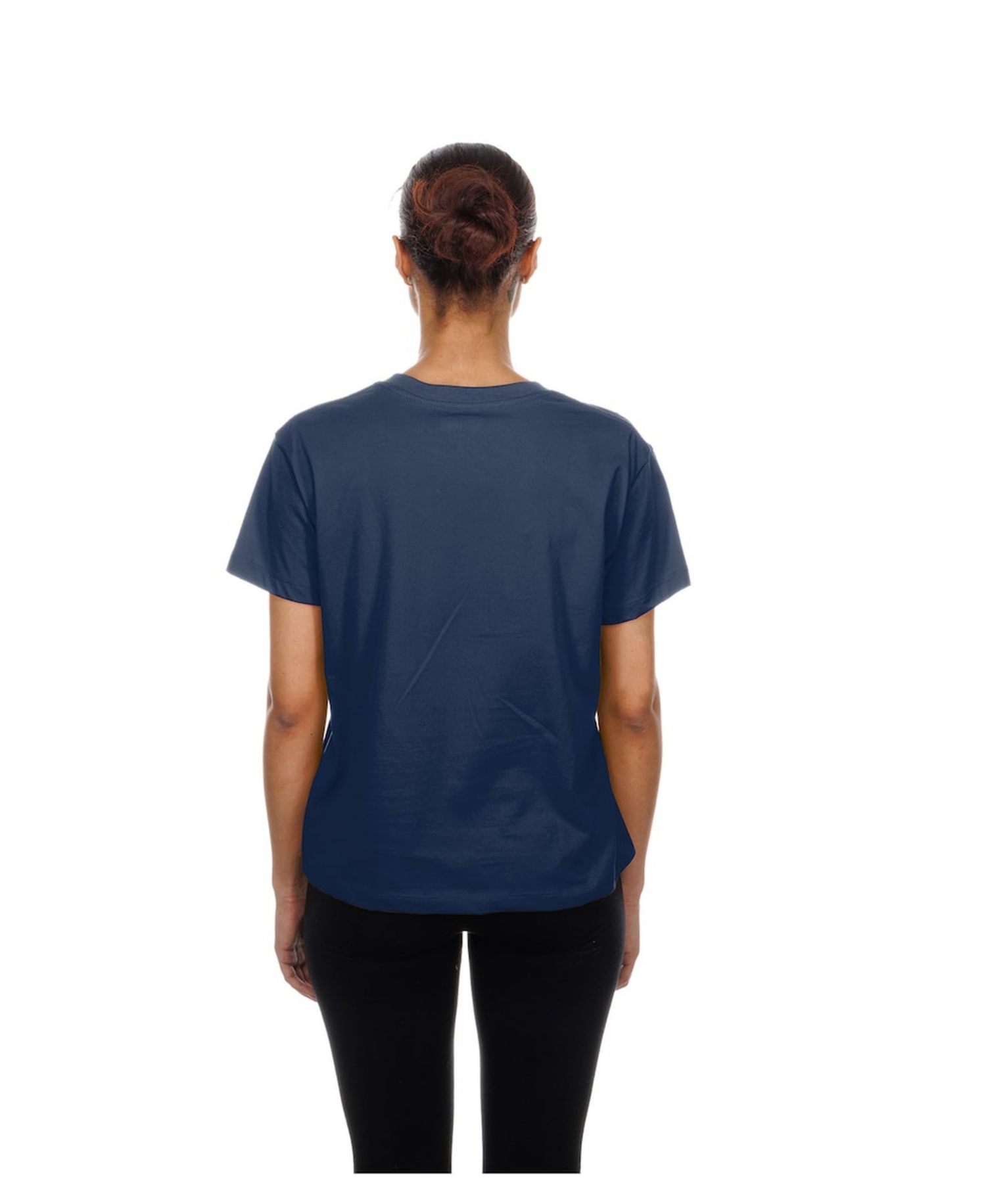 Women's Navy New York Yankees V-Neck T-Shirt