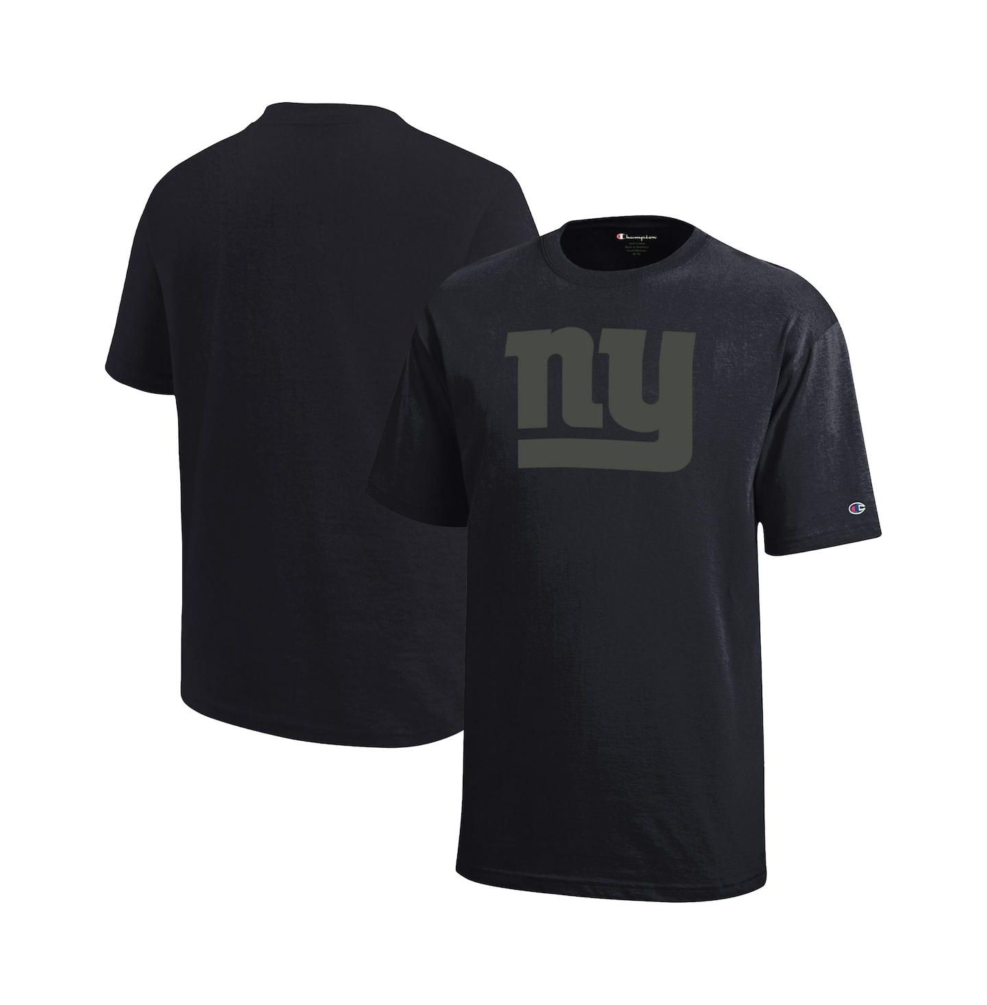 Детская футболка Champion Black New York Giants Tonal — фото 1