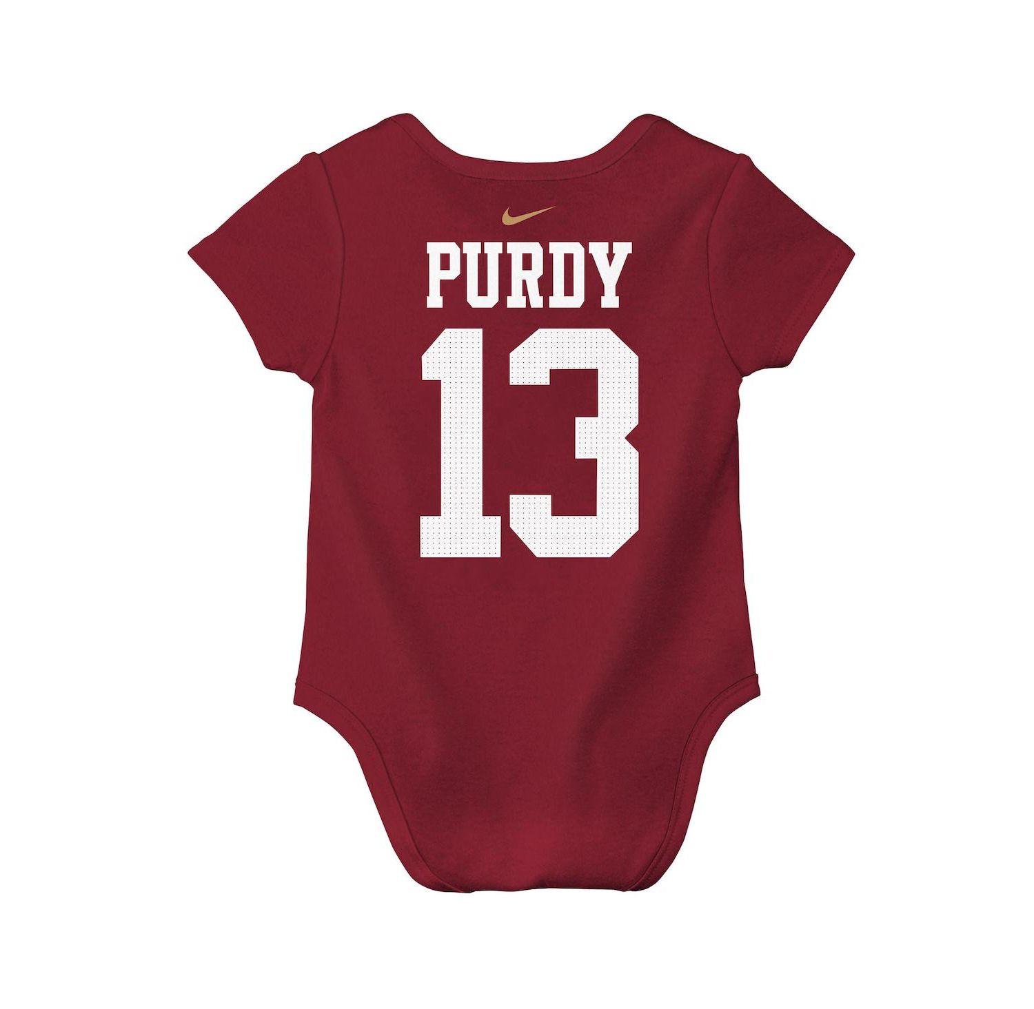 Baby Boys and Girls Brock Purdy Scarlet San Francisco 49ers Player Name & Number Bodysuit