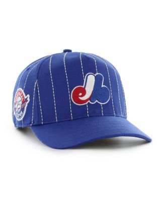 Men's x Rawlings Royal Montreal Expos Pinstripe Hitch Adjustable Hat