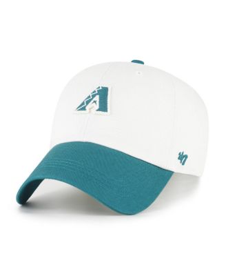 Men's White/Teal Arizona Diamondbacks Contemporary Tonal Clean Up Adjustable Hat