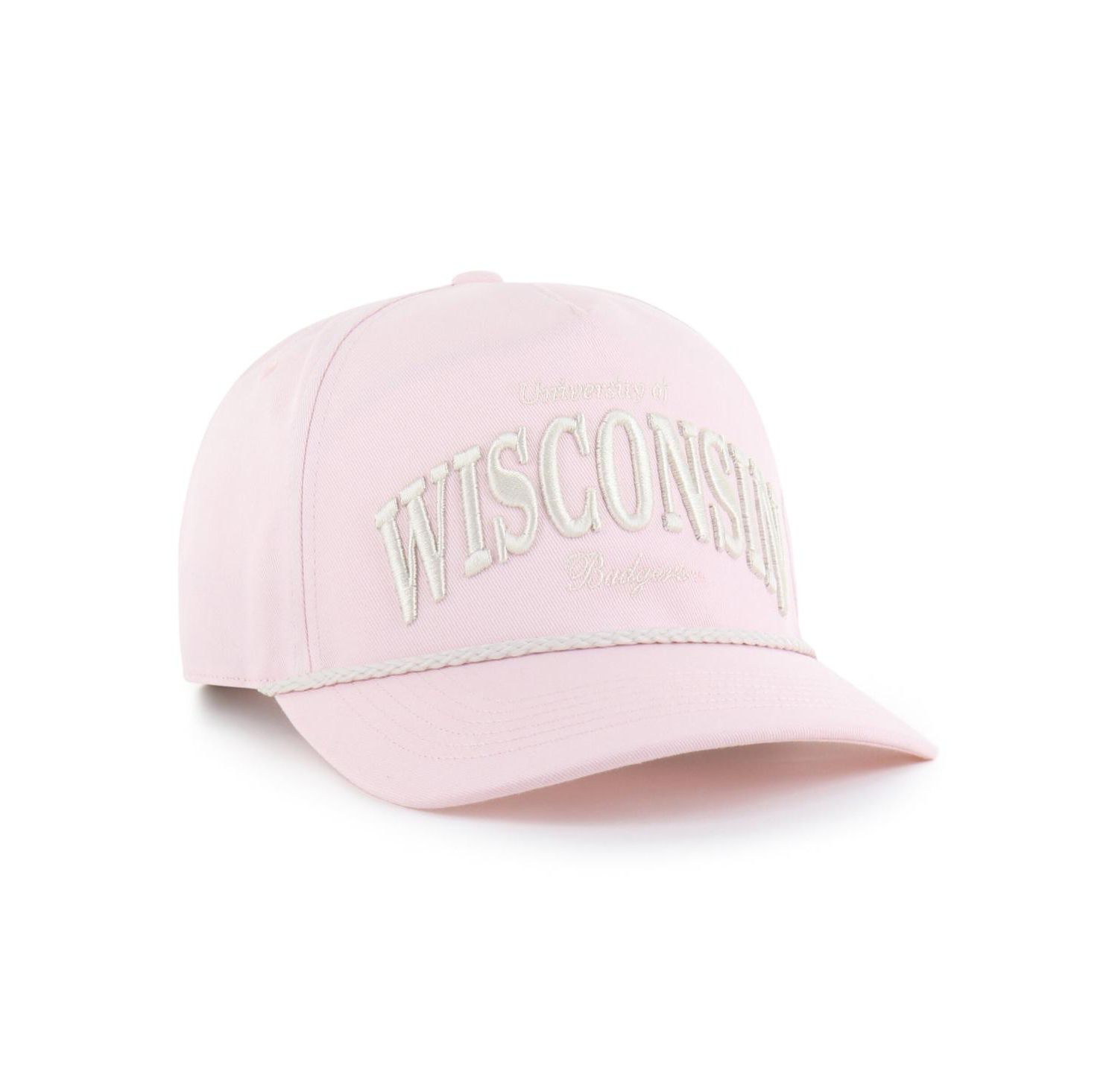 Men's Light Pink Wisconsin Badgers Gelato Hitch Adjustable Hat