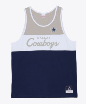 Men's Navy/Silver Dallas Cowboys Head Coach Tank Top