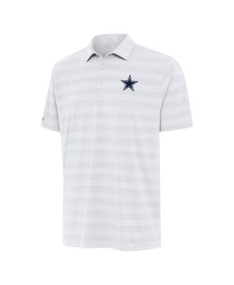 Men's White Dallas Cowboys Tunnel Polo Shirt
