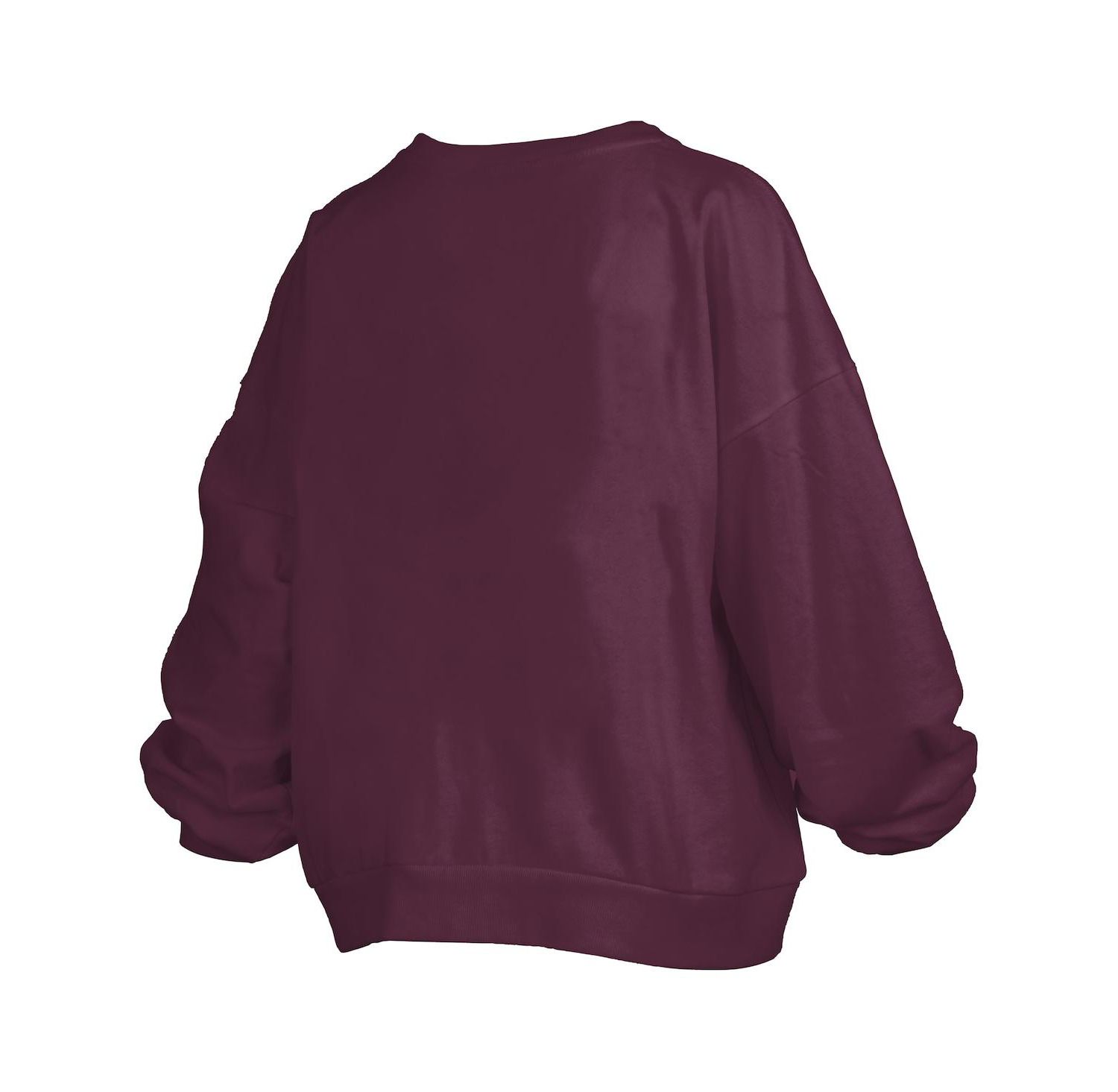 Women's Maroon Mississippi State Bulldogs Janise Fleece Sweatshirt