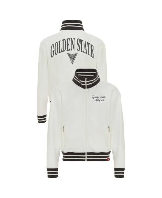 Women's Cream Golden State Valkyries Athletic Club Collection Sutton French Terry Full-Zip Jacket