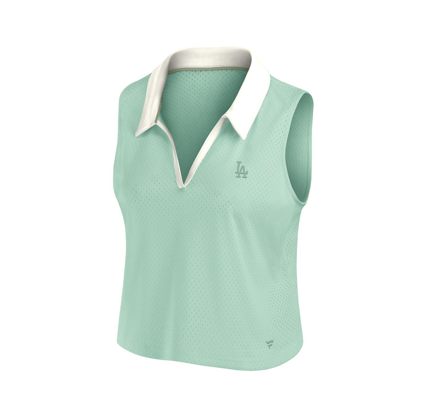 Women's Mint Los Angeles Dodgers Studio Wellness V-Neck Tank Top