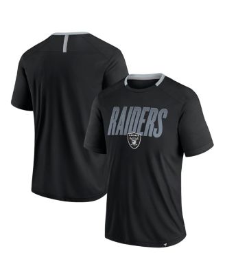 Men's Black Las Vegas Raiders Defender Fade Slant T-Shirt