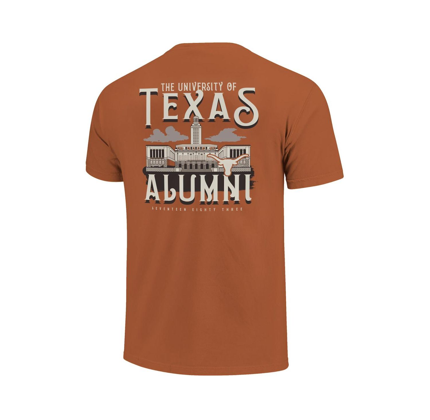 Men's and Women's Texas Orange Texas Longhorns Comfort Colors Campus Alumni T-Shirt