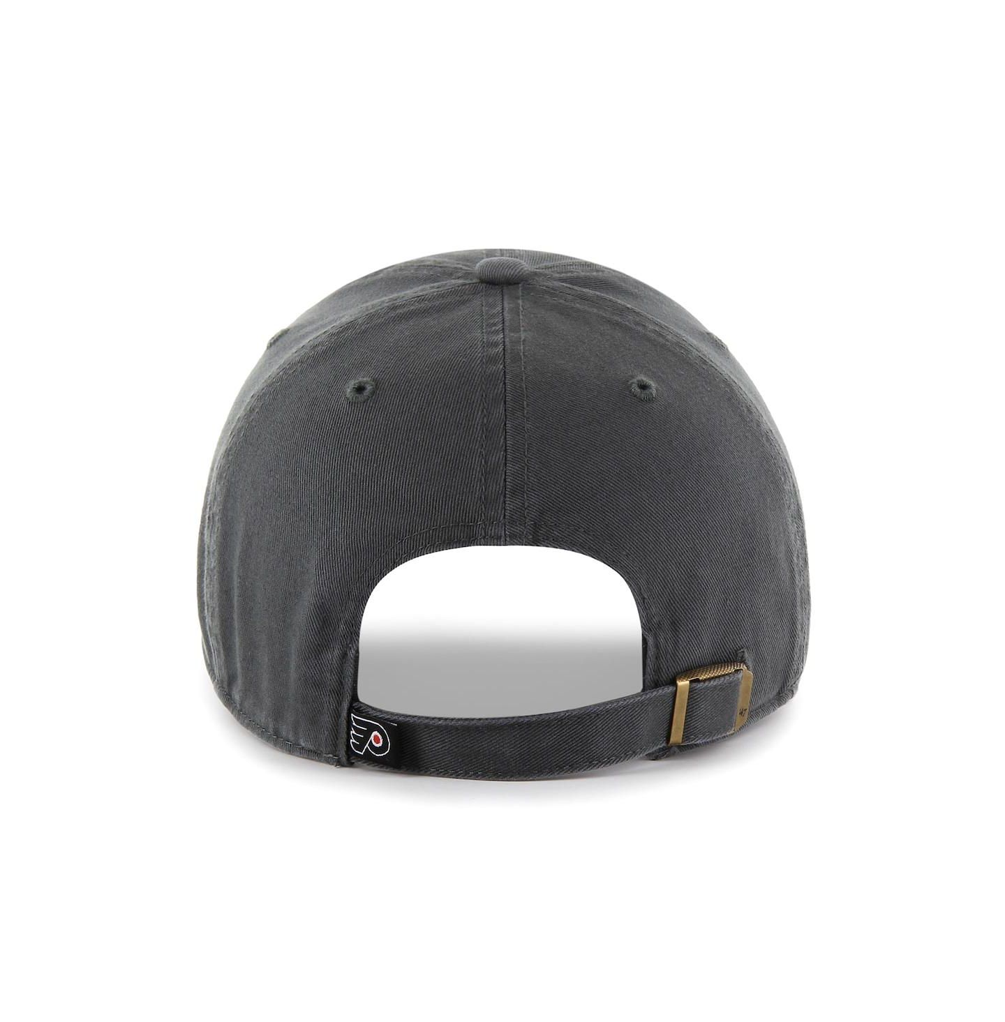 Мужская кепка '47 Brand Charcoal Philadelphia Flyers Clean Up Adjustable Hat — фото 2