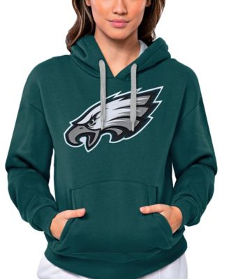 Women's Midnight Green Philadelphia Eagles Victory Logo Pullover Hoodie