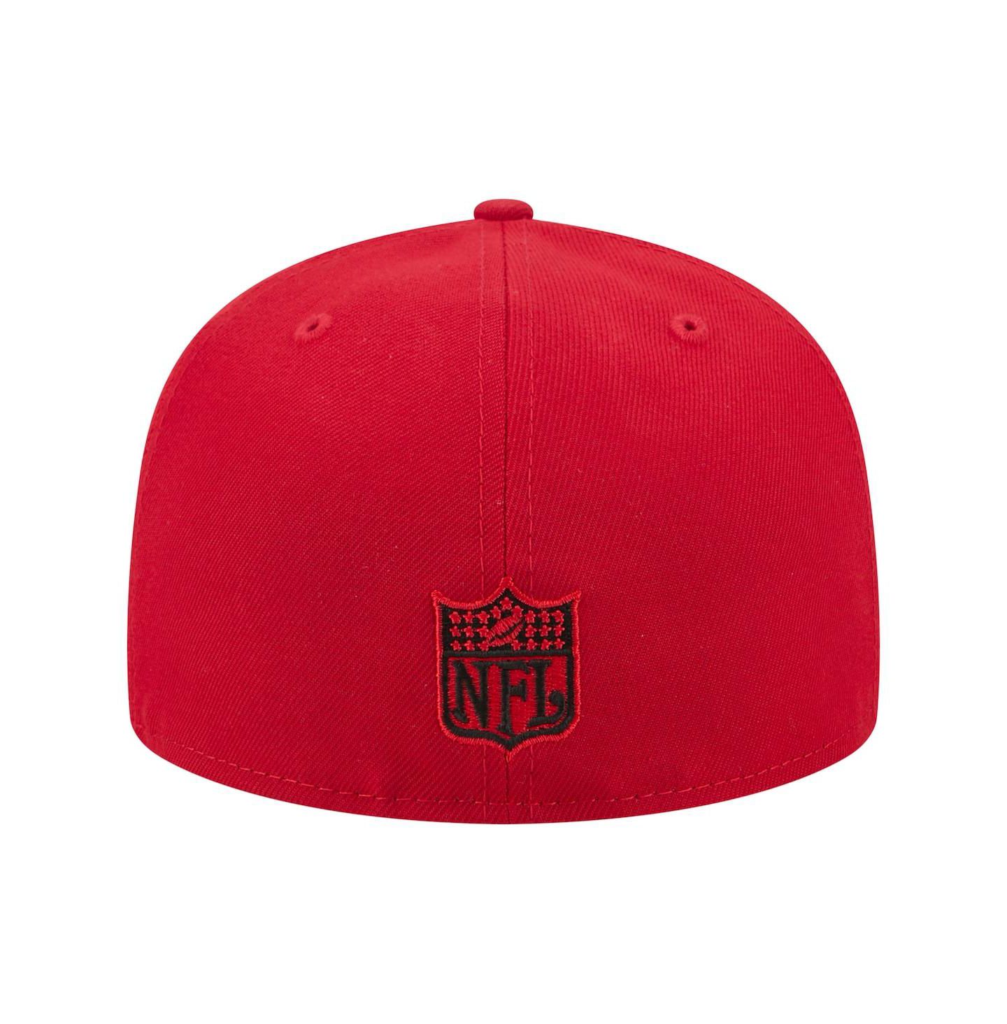 Мужская кепка New Era Scarlet San Francisco 49ers 59FIFTY Fitted Hat — фото 2