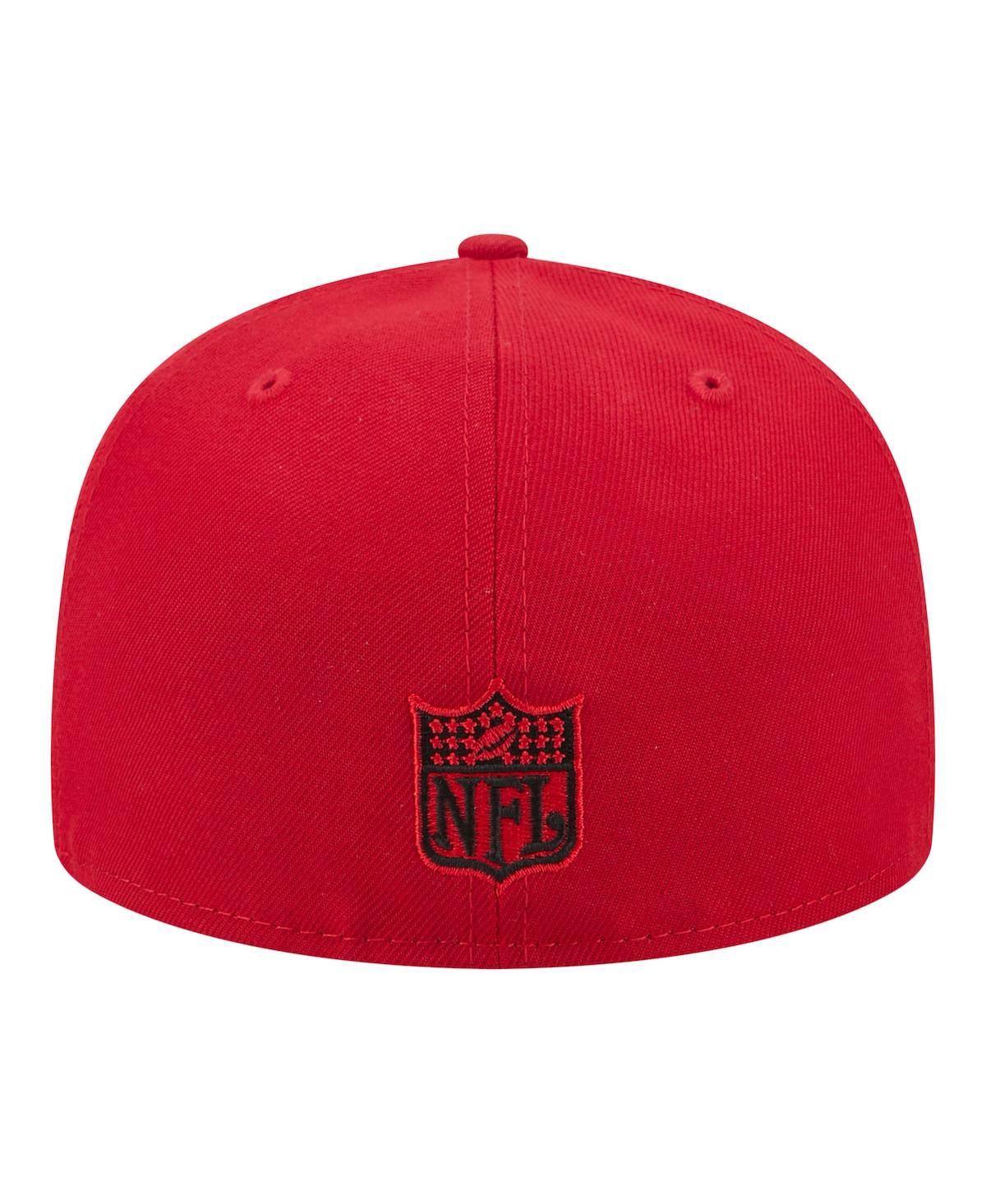 New Era Men's Scarlet San Francisco 49ers 59FIFTY Fitted Hat