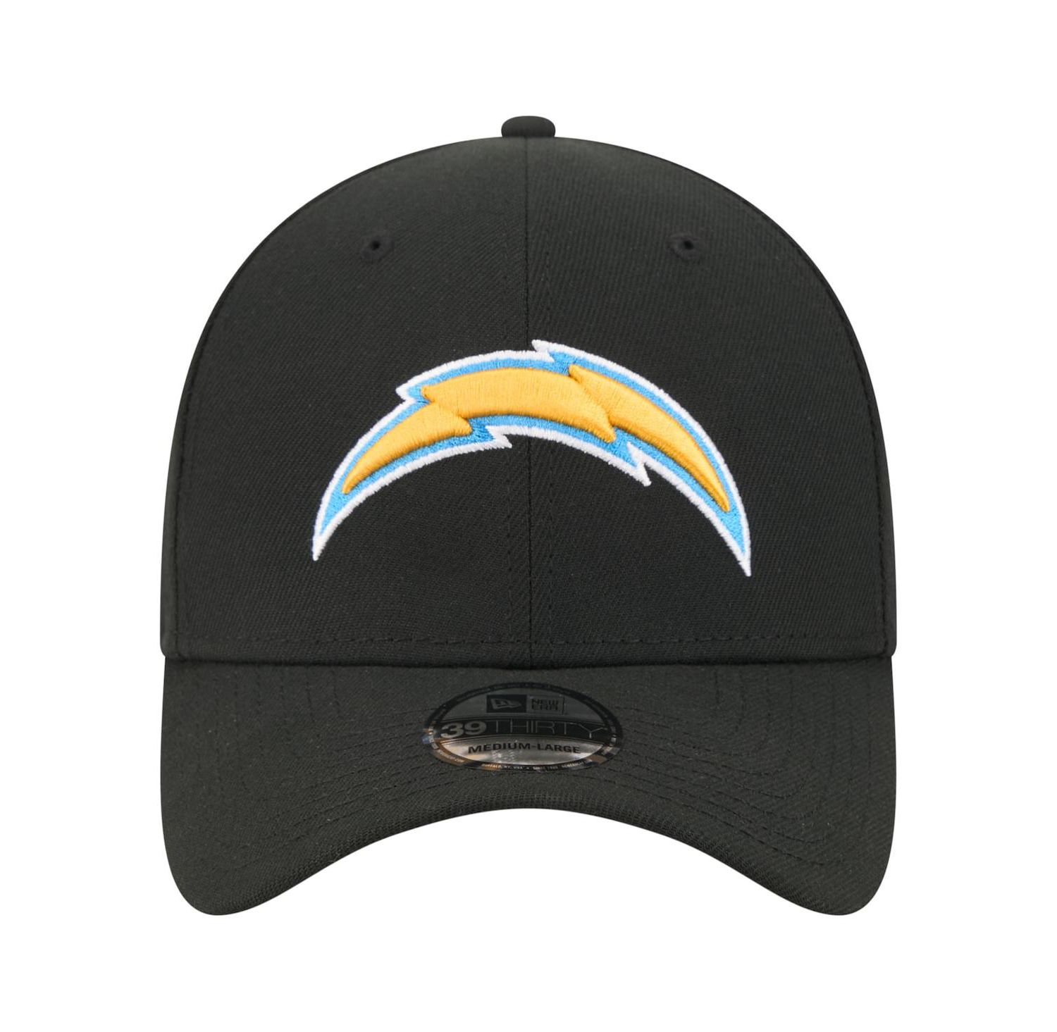 Men's Black Los Angeles Chargers Core Team 39THIRTY Flex Hat
