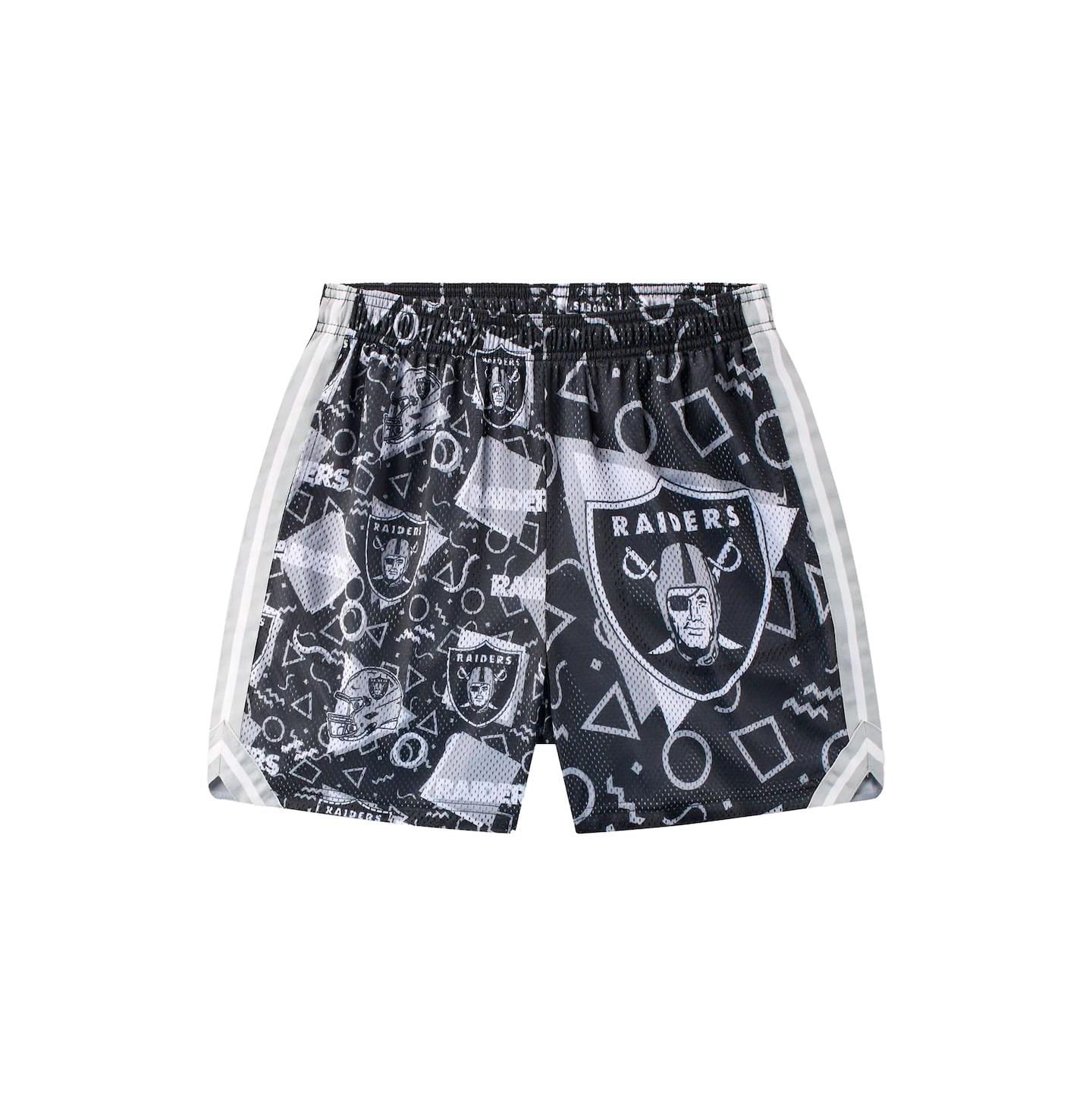 Мужские сетчатые шорты Chubbies Las Vegas Raiders, Black — фото 1