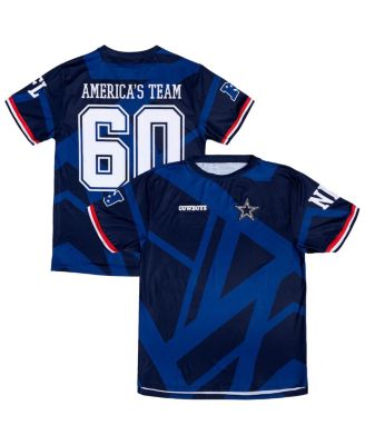 Men's Navy Dallas Cowboys Americans Team Fashion Soccer Jersey