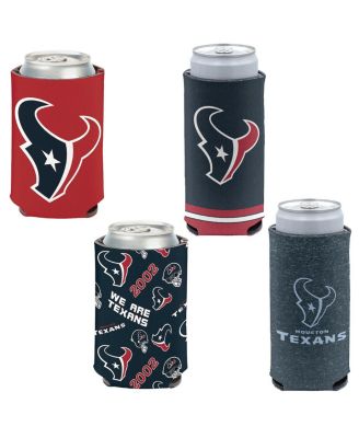 Houston Texans 4-Pack 12oz. Can Slim Can Cooler Set