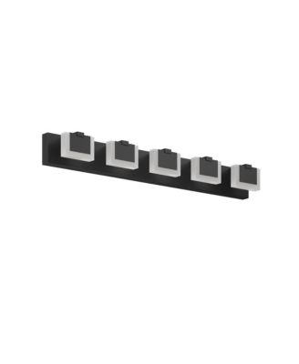5 Light Modern Vanity Light Up and Down LED Bathroom Wall Lighting Fixture Over Mirror 6000K