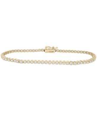 Diamond Bracelet (1 ct. t.w.) in 14k Yellow Gold (Also Available in 14k White Gold)