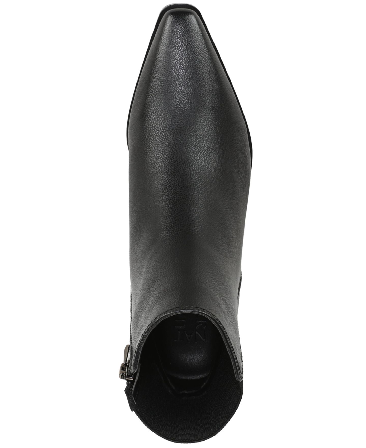 Женские ботинки Naturalizer Bea Zipper Short Booties, цвет: Чёрная искусственная кожа — фото 4