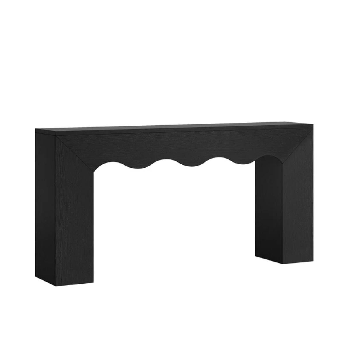 Slickblue Wooden Sofa Table Console Accent Furniture for Entryway and Living Room