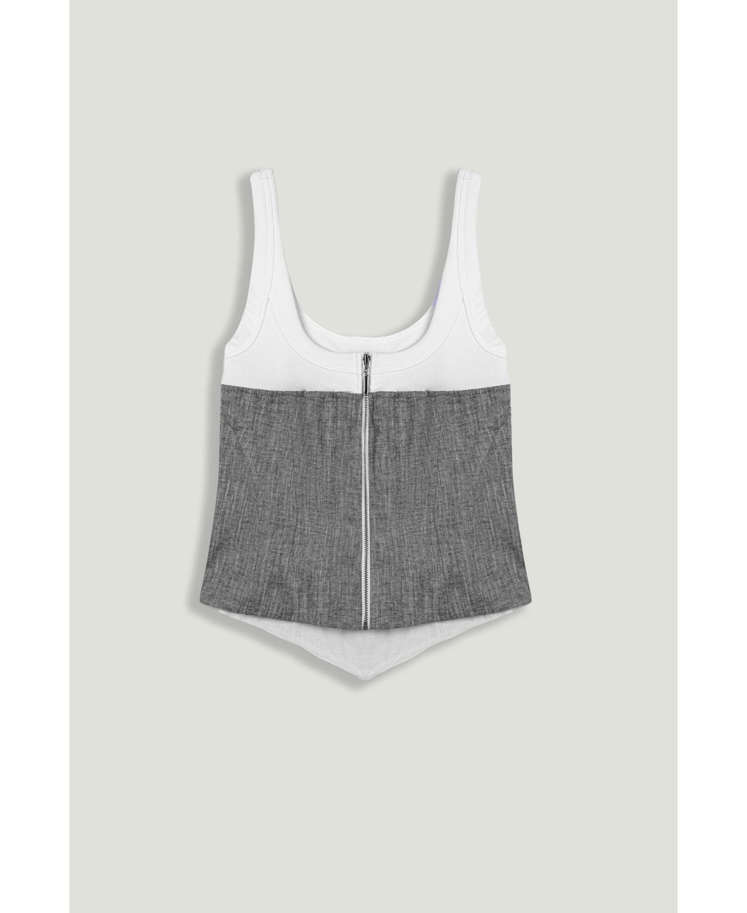 Women's Button-Front Tailored Blouse