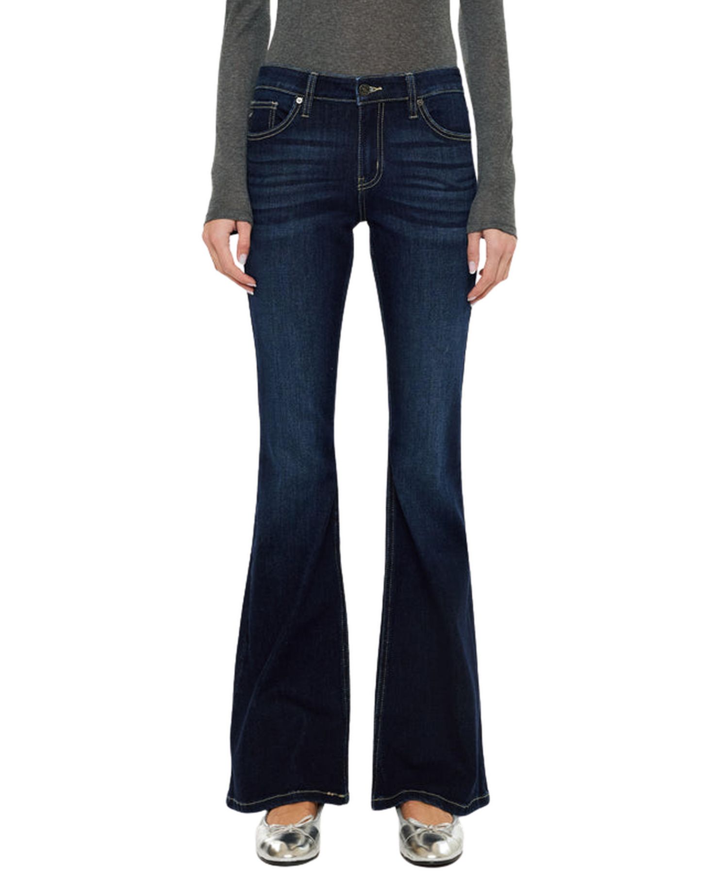 Women's Samuel Mid Rise Flare Jeans