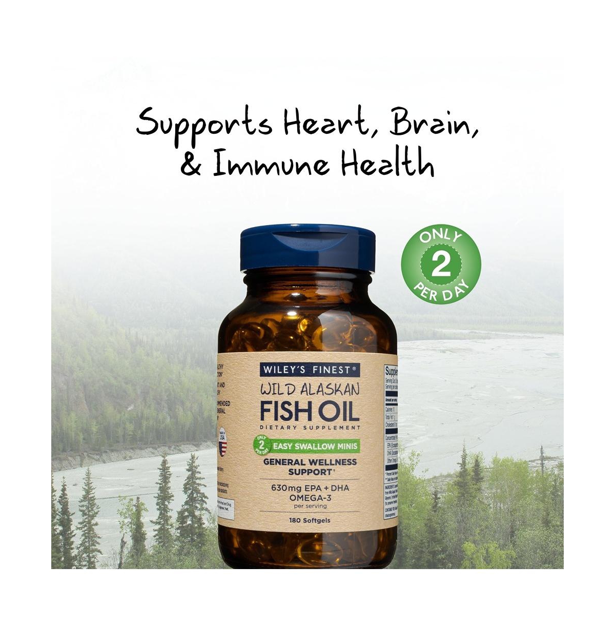 Wiley's Finest Wild Alaskan Fish Oil Minis
