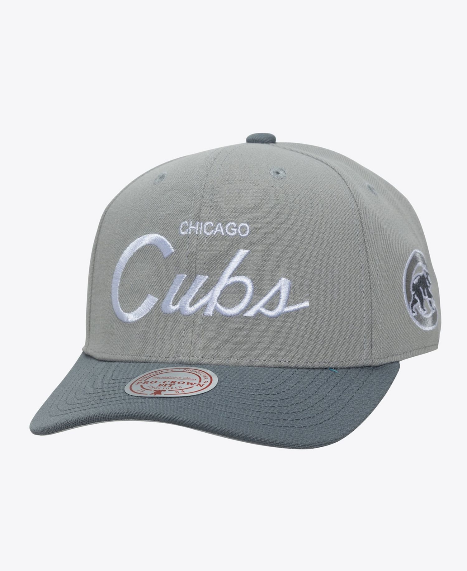 Men's Gray Chicago Cubs Thunderstorm Head Coach Pro-Crown Adjustable Hat