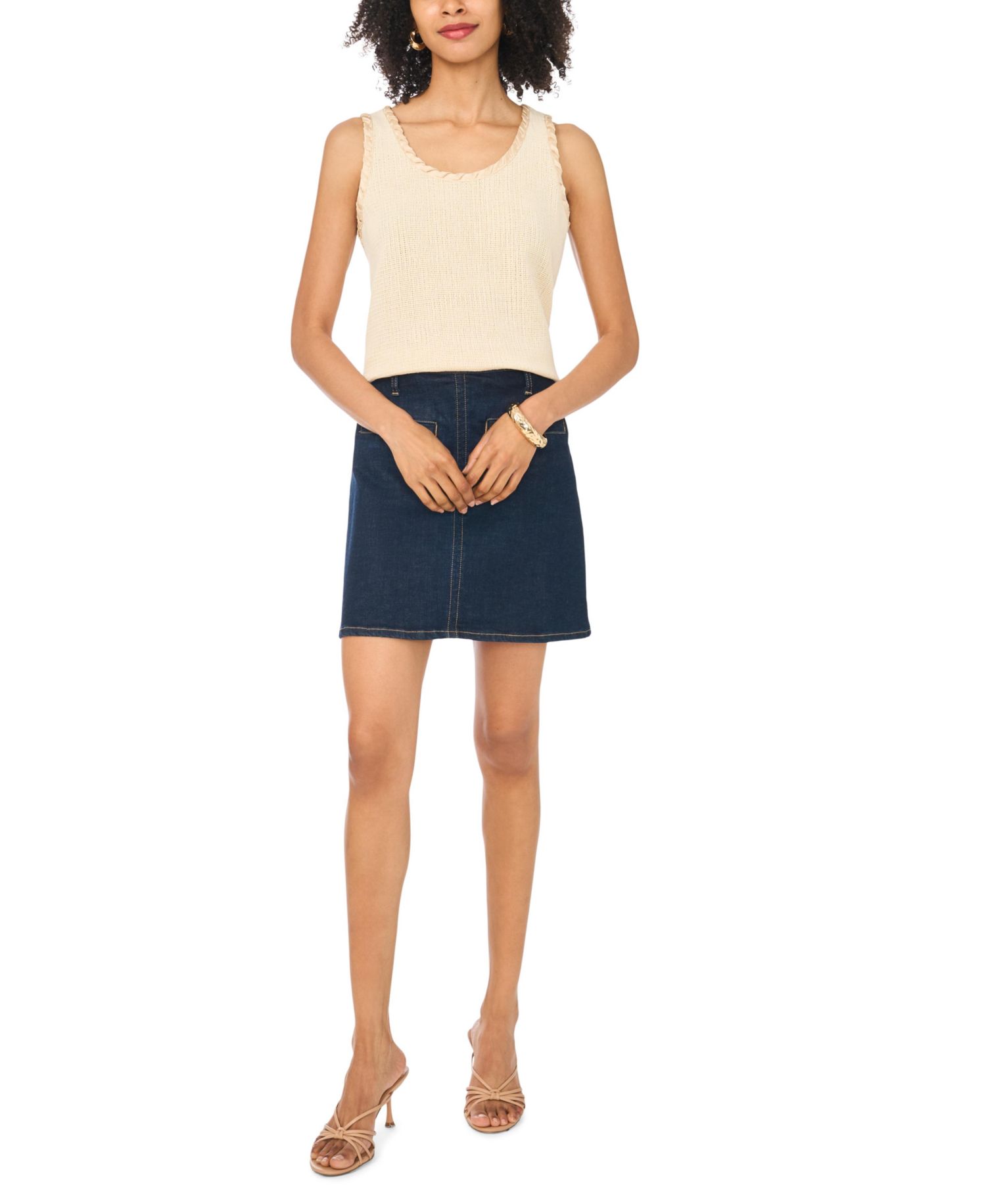 Women's Cotton Scoop Neck Tank Top