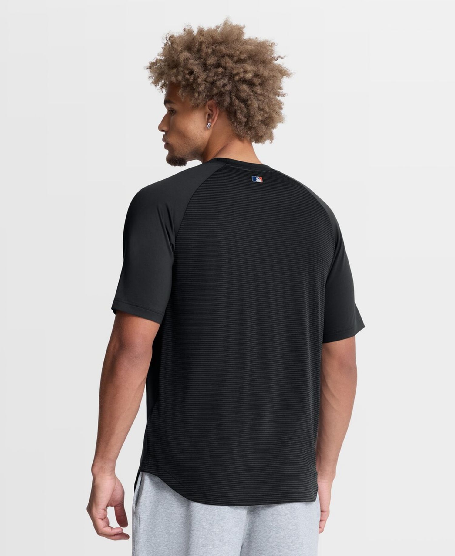Men's Black New York Mets Authentic Collection Batting Practice Pre-Game Raglan Dri-FIT T-Shirt