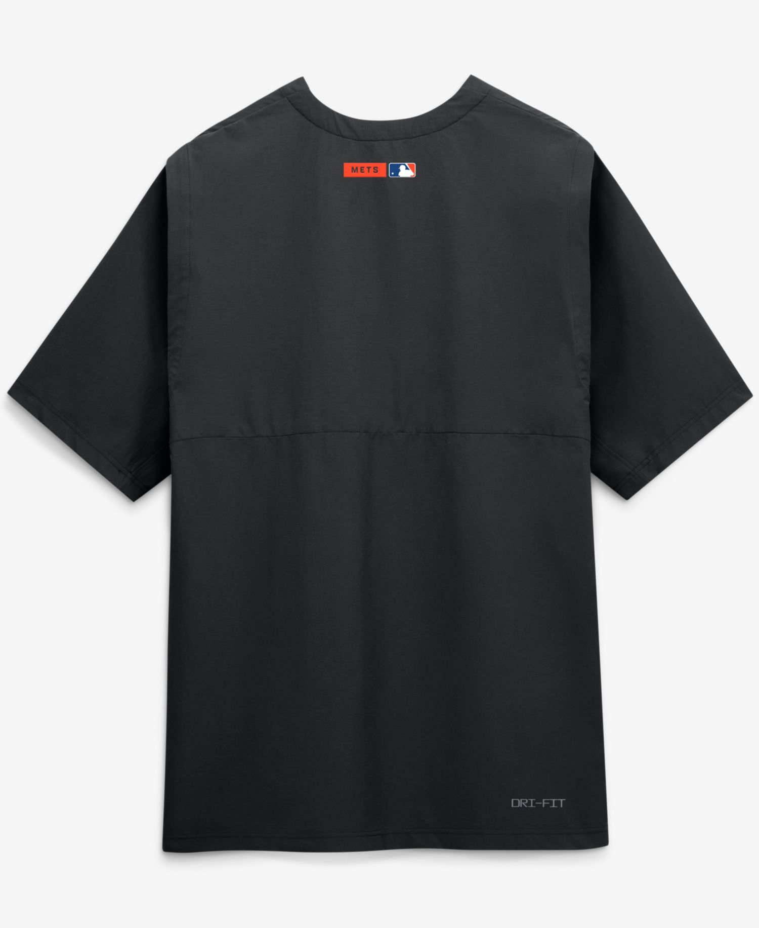 Men's Black New York Mets Authentic Collection Dri-FIT Quarter-Zip Windshirt