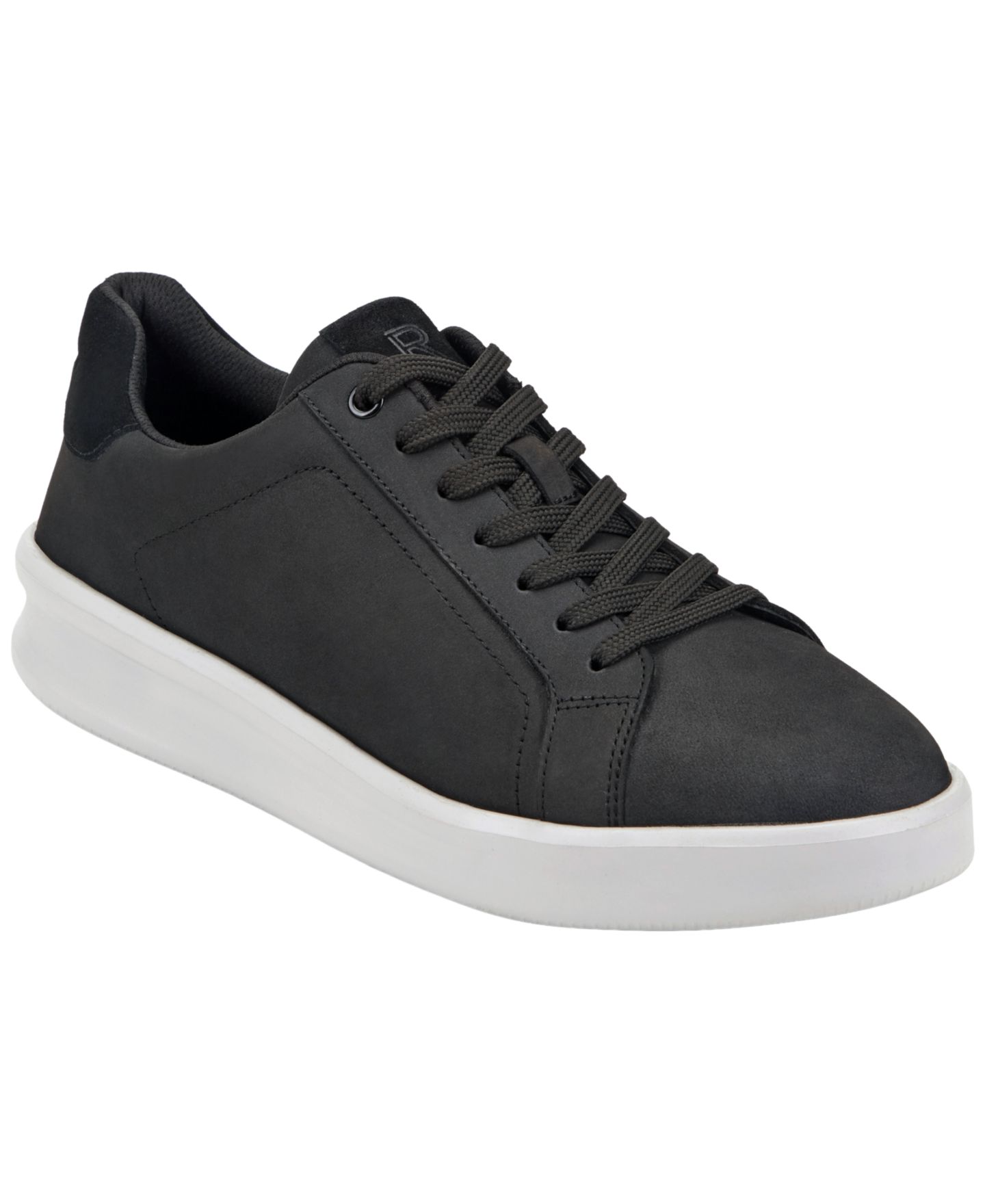 Мужские кроссовки Rockport Lite Court Lace-Up Casual, цвет: Чёрный нубуковый — фото 1