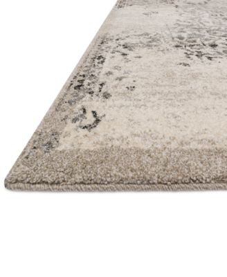 Loloi Emory EB-01 Ivory/Charcoal Area Rugs