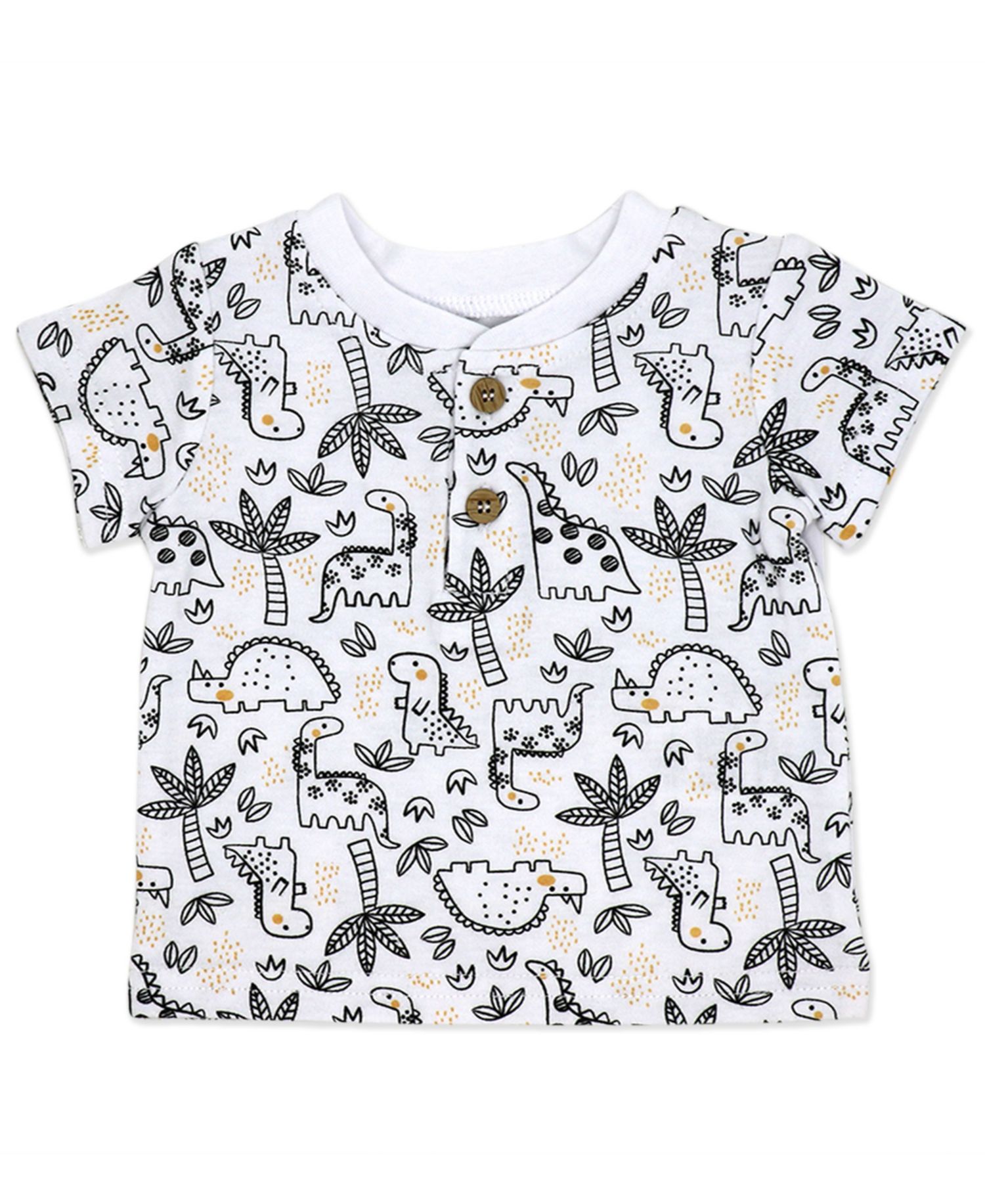 Baby Boys' Short-Sleeve T-Shirt, Bodysuit and Shorts, 3-Piece Set